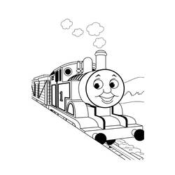 Coloring page: Train / Locomotive (Transportation) #135163 - Free Printable Coloring Pages