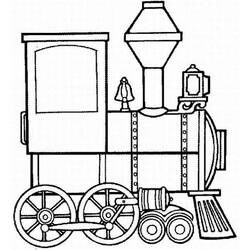 Coloring page: Train / Locomotive (Transportation) #135169 - Free Printable Coloring Pages
