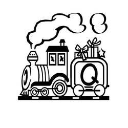 Coloring page: Train / Locomotive (Transportation) #135190 - Free Printable Coloring Pages