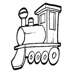 Coloring page: Train / Locomotive (Transportation) #135208 - Free Printable Coloring Pages