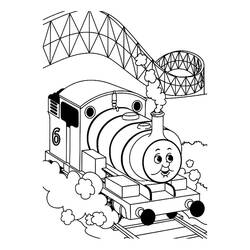 Coloring page: Train / Locomotive (Transportation) #135215 - Free Printable Coloring Pages