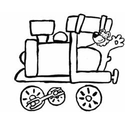 Coloring page: Train / Locomotive (Transportation) #135232 - Free Printable Coloring Pages