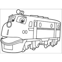 Coloring page: Train / Locomotive (Transportation) #135238 - Printable coloring pages