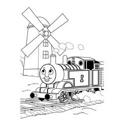 Coloring page: Train / Locomotive (Transportation) #135241 - Free Printable Coloring Pages