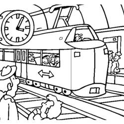 Coloring page: Tramway (Transportation) #145434 - Printable coloring pages