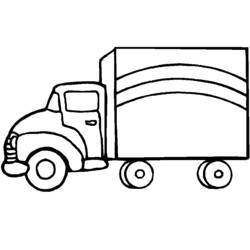 Coloring page: Truck (Transportation) #135531 - Printable coloring pages
