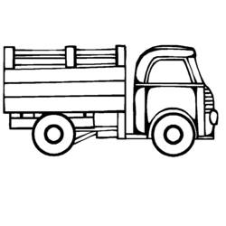Coloring page: Truck (Transportation) #135545 - Free Printable Coloring Pages