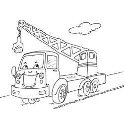 Coloring page: Truck (Transportation) #135546 - Printable coloring pages