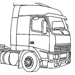 Coloring page: Truck (Transportation) #135553 - Free Printable Coloring Pages