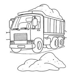 Coloring page: Truck (Transportation) #135565 - Free Printable Coloring Pages