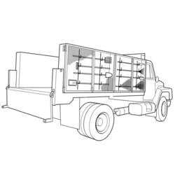 Coloring page: Truck (Transportation) #135579 - Free Printable Coloring Pages