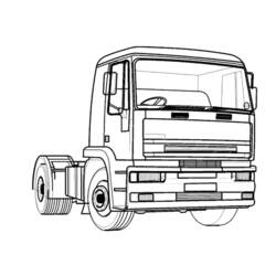 Coloring page: Truck (Transportation) #135582 - Free Printable Coloring Pages