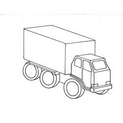 Coloring page: Truck (Transportation) #135586 - Free Printable Coloring Pages