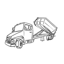 Coloring page: Truck (Transportation) #135613 - Free Printable Coloring Pages
