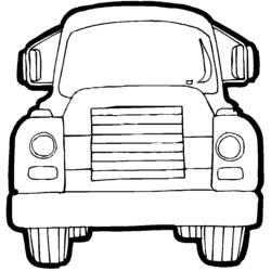 Coloring page: Truck (Transportation) #135631 - Free Printable Coloring Pages