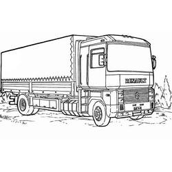 Coloring page: Truck (Transportation) #135640 - Printable coloring pages
