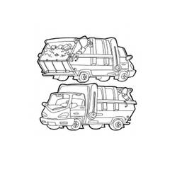 Coloring page: Truck (Transportation) #135646 - Free Printable Coloring Pages