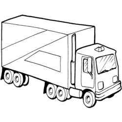 Coloring page: Truck (Transportation) #135658 - Printable coloring pages