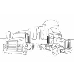 Coloring page: Truck (Transportation) #135676 - Free Printable Coloring Pages