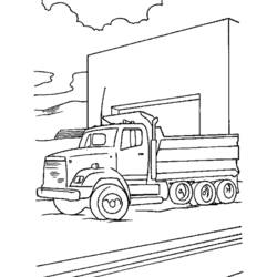 Coloring page: Truck (Transportation) #135679 - Free Printable Coloring Pages