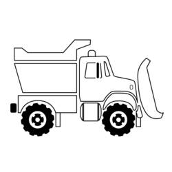 Coloring page: Truck (Transportation) #135681 - Free Printable Coloring Pages