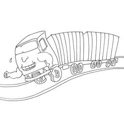 Coloring page: Truck (Transportation) #135683 - Free Printable Coloring Pages