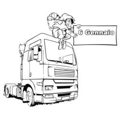 Coloring page: Truck (Transportation) #135696 - Free Printable Coloring Pages