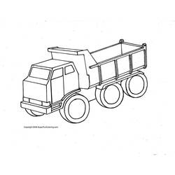 Coloring page: Truck (Transportation) #135710 - Free Printable Coloring Pages