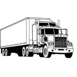 Coloring page: Truck (Transportation) #135739 - Printable coloring pages