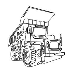 Coloring page: Truck (Transportation) #135741 - Free Printable Coloring Pages