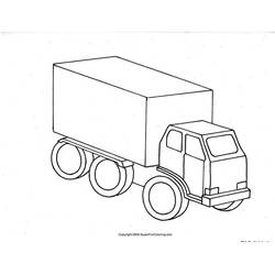 Coloring page: Truck (Transportation) #135761 - Free Printable Coloring Pages