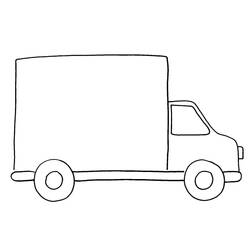 Truck (Transportation) coloring page #216090 to print and color