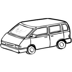 Coloring page: Van (Transportation) #145099 - Printable coloring pages