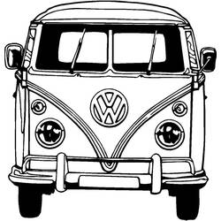 Coloring page: Van (Transportation) #145115 - Printable coloring pages