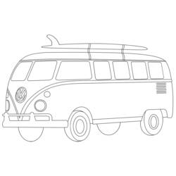Coloring page: Van (Transportation) #145125 - Printable coloring pages