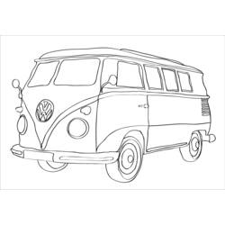 Coloring page: Van (Transportation) #145132 - Printable coloring pages