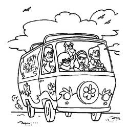 Coloring page: Van (Transportation) #145146 - Printable coloring pages