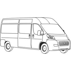 Coloring page: Van (Transportation) #145245 - Printable coloring pages