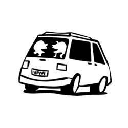Coloring page: Van (Transportation) #145267 - Free Printable Coloring Pages
