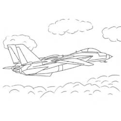 Coloring page: War Planes (Transportation) #141039 - Printable coloring pages