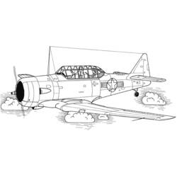 Coloring page: War Planes (Transportation) #141090 - Printable coloring pages