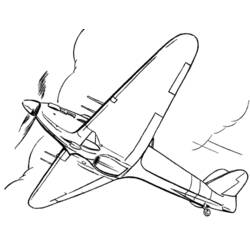 Coloring page: War Planes (Transportation) #141211 - Free Printable Coloring Pages