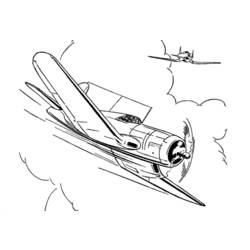 Coloring page: War Planes (Transportation) #141233 - Free Printable Coloring Pages