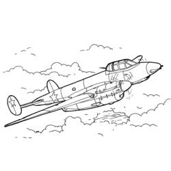 Coloring page: War Planes (Transportation) #141238 - Free Printable Coloring Pages