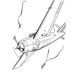 Coloring page: War Planes (Transportation) #141244 - Free Printable Coloring Pages