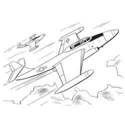 Coloring page: War Planes (Transportation) #141278 - Free Printable Coloring Pages