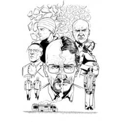 Coloring page: Breaking Bad (TV Shows) #151044 - Printable coloring pages