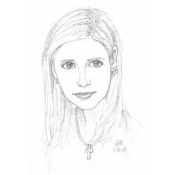 Coloring page: Buffy the vampire slayer (TV Shows) #152917 - Printable Coloring Pages