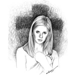Coloring page: Buffy the vampire slayer (TV Shows) #152926 - Printable coloring pages
