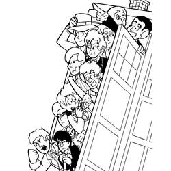 Coloring page: Doctor Who (TV Shows) #153114 - Printable coloring pages